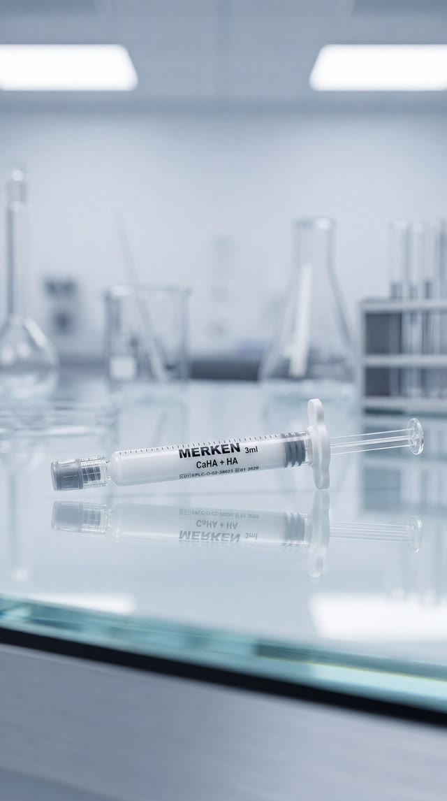 A MERKEN syringe in a laboratory